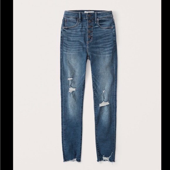 High Rise Super Skinny Ankle Jean - Picture 1 of 5